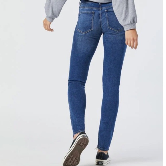 Mavi Scarlett Super High Rise Skinny Jeans Distressed Size 26 - Picture 12 of 15